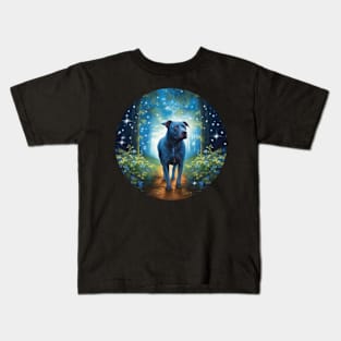 Staffy In Wonderland Kids T-Shirt